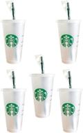 🌟 frosted reusable starbuck pack bundle logo