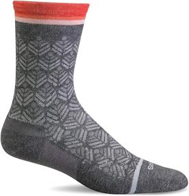 img 1 attached to 🧦 Bunion Relief Crew Socks for Women by Sockwell