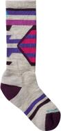 🧦 ultimate performance: smartwool ski racer sock - kid's innovates skiwear comfort logo