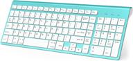 joyaccess multi-device bluetooth keyboard with 2.4g usb, bt3.0 and bt5.0 - blue логотип