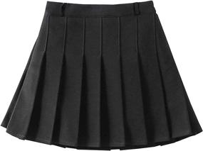 img 4 attached to Waisted Pleated Skater Tennis Uniform Girls' Clothing