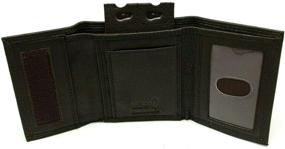 img 3 attached to Bikers Rustic Trifold Wallet Texture Men's Accessories