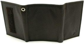 img 4 attached to Bikers Rustic Trifold Wallet Texture Men's Accessories