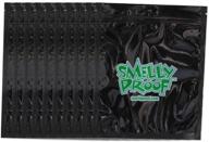 👜 smelly proof 10-pack: reusable black odor-proof storage bags with barrier technology - made in the usa logo