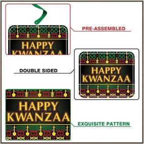 img 1 attached to Happy Kwanzaa Hanging Swirls Decorations