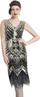 👗 halter sequins flapper inspired women's clothing and dresses: a glamorous collection of accessories logo