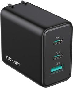 img 4 attached to 🔌 TECKNET 65W PD 3.0 GaN Charger: Fast USB C Charger for iPhone 12 Pro Max/12 Pro/12/12 Mini, MacBook Pro, iPad Pro, Switch, Galaxy S21/S20