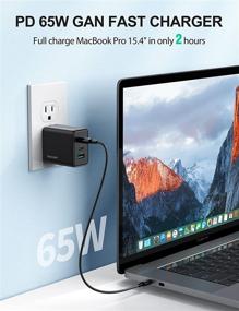 img 3 attached to 🔌 TECKNET 65W PD 3.0 GaN Charger: Fast USB C Charger for iPhone 12 Pro Max/12 Pro/12/12 Mini, MacBook Pro, iPad Pro, Switch, Galaxy S21/S20