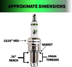 img 3 attached to 🔥 E3.34 Power Sports Spark Plug by E3 Spark Plugs - Top-Performing Spark Plug for Enhanced Engine Power