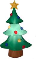 4 christmas tree inflatable gemmy logo