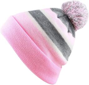 img 4 attached to 🎀 Stretchy Toddler Hat Depot: Girls' Accessories for Ages 6-10 Years