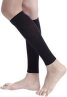 🧦 compression calf sleeve knee high leg socks for women with varicose veins - 30-40 mmhg support логотип