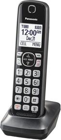 img 2 attached to 📞 Panasonic Cordless Phone Handset Accessory Compatible with TGF540/570/TG785 Series - KX-TGFA51B, Black: Enhance Your Phone with This Versatile Accessory