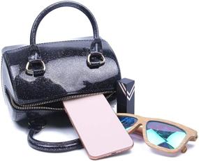 img 2 attached to Pillow Shaped Shoulder Summer Transparent Handbag