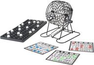 🎪 hey! play! deluxe classic carnival and casino bingo game set for kids and adults - includes tumbler cage, master board, sheets, and markers (14-combingo) логотип