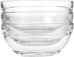 img 2 attached to 🍲 Oggi Set of Glass Pinch Bowls