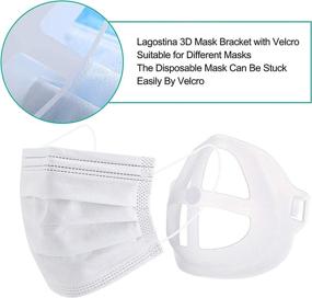 img 1 attached to Silicone Comfortable Washable Reusable Translucent