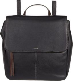 img 1 attached to Fossil Kara Backpack Black Size Backpacks