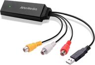 transform your analog devices: avermedia et111 video adapter converts composite/rca/av to hdmi output logo