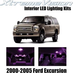 img 4 attached to XtremeVision Interior LED For Ford Excursion 2000-2005 (12 Pieces) Pink Interior LED Kit Installation Tool