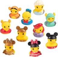 🦆 delightful disne disney duckies pack 10: a fun-filled collection of 10 adorable duck figures! логотип