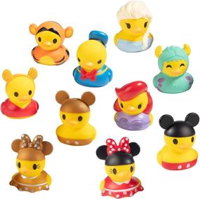 img 4 attached to 🦆 Delightful Disne Disney Duckies Pack 10: A Fun-Filled Collection of 10 Adorable Duck Figures!