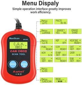 img 1 attached to 🔍 Autel MaxiScan MS300: Надежный сканер OBD2 для диагностики OBDII транспортных средств