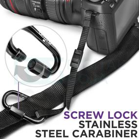 img 3 attached to Улучшенная безопасность камеры: ремень безопасности Altura Photo Camera 📸 Tether для цифровых зеркальных фотокамер (2 штуки)