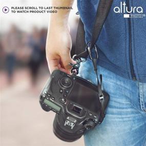 img 2 attached to Улучшенная безопасность камеры: ремень безопасности Altura Photo Camera 📸 Tether для цифровых зеркальных фотокамер (2 штуки)