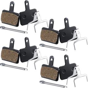 img 4 attached to 🔥 Zonon 4 Pairs Resin Brake Pads for TRP Tektro Shimano Deore Br-M575 M525 M515 T615 T675 M505 M495 M486 M485 M475 M465 M447 M446 M445 M416 M415 M395 M375 M315 M355 C601 C501s: Efficient Brake Performance