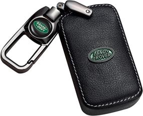img 4 attached to Yongxingjin For Land Rover Car Key Fob Cover Leather Key Case Key Cover Suit For Land Rover Range Rover Vogue Range Rover Sport 2018 Discovery 5 Smart Remote Key (5 Buttons)