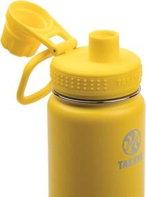 img 3 attached to Takeya Actives Solar Insulated Stainless Water Bottle with Spout Lid - 18oz Capacity