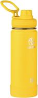 takeya actives solar insulated stainless water bottle with spout lid - 18oz capacity логотип