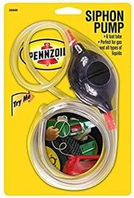 img 1 attached to 🔧 Pennzoil 36688: Convenient 6' Tube with Siphon Pump for Effortless Fluid Transfer