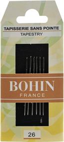 img 1 attached to Bohin Tapestry Hand Needles Size 26 - Pack of 6