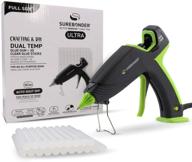 🔫 surebonder full size 100w dual temperature glue gun kit - ultra series auto-shut-off hot glue gun with 20 glue sticks logo