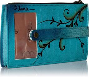 img 3 attached to 👜 Anuschka Painted Leather Women's Handbags & Wallets Organizer - Wallets