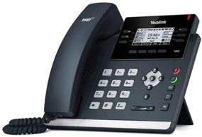 img 2 attached to 📞 Yealink SIP-T42S IP Phone, 12 Line. 2.7-Inch Graphical Display, Dual-Port Gigabit Ethernet, 802.3af PoE, Power Adapter Excluded