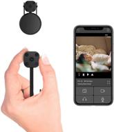 fecomi 2021 2k мини-шпионская камера скрытая wifi камера, маленькая камера с прямой трансляцией wifi, беспроводная камера няни с записью видео, улучшенная ночное видение/детектор движения, камера безопасности с мобильным приложением логотип