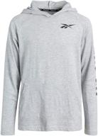 👕 reebok boys' clothing: lightweight asphalt pullover t-shirt logo