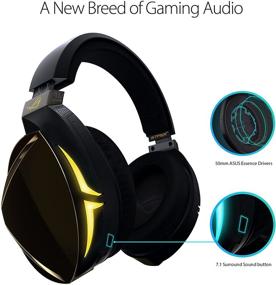 img 2 attached to 🎧 Enhanced ROG Strix Fusion 700 Bluetooth Gaming Headset with Virtual 7.1 Surround, Hi-Fi Grade ESS DAC, Amplifier, Digital Mic, Aura Sync RGB & Bluetooth – Ideal for PC, PS4, Nintendo Switch