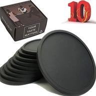 🥃 ultimate granite silicone drink coasters for exceptional table protection логотип