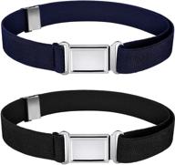 🔩 magnetized adjustable elastic buckle boys' daily accessories and belts logo
