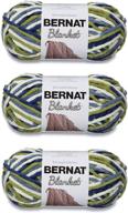 🧶 покупка оптом: пряжа bernat blanket (3-pack) oceanside 161200-103 - премиум качество, доступная цена и идеально подходит для бесконечных проектов по вязанию логотип