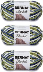 img 4 attached to 🧶 Покупка оптом: пряжа Bernat Blanket (3-Pack) Oceanside 161200-103 - премиум качество, доступная цена и идеально подходит для бесконечных проектов по вязанию