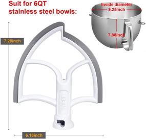 img 3 attached to Enhance Your KitchenAid Experience with the 6 Quart Flex Edge Beater and Bowl Scraper Attachment Kit