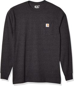 img 4 attached to 👕 Carhartt Regular Fit Long Sleeve Workwear in 3X Large