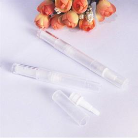 img 1 attached to Transparent Cosmetic Container Applicators Eyelash Travel Accessories for Travel Bottles & Containers