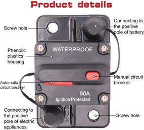 img 2 attached to Jeemiter Circuit Breaker Trolling 12V 48VDC