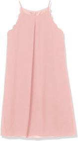 img 1 attached to Byer Juniors Womens Scalloped Chiffon